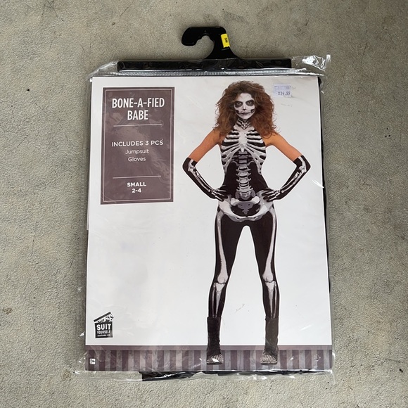 Bone-A-Fied Babe Adult Costume! New! - Picture 2 of 6